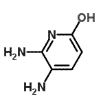 structure of CAS# 138650-05-2, 5,6-Diamino-2(1H)-Pyridinone;2(1H)-Pyridinone,5,6-diamino-;5,6-diaminopyridin-2(1H)-one