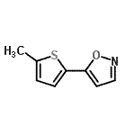 CAS#: 138716-32-2， 5-(5-Methyl-2-Thienyl)-1,2-Oxazole