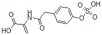 CAS#: 138748-39-7， 2-[[2-(4-Sulfooxyphenyl)Acetyl]Amino]Prop-2-Enoic Acid