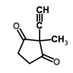 CAS#: 138768-00-0， 2-Ethynyl-2-Methyl-1,3-Cyclopentanedione