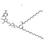 CAS#: 138879-82-0， 4-Amino-1-[5-O-[[[[2,3-Bis[(1-Oxotetradecyl)Oxy]Propoxy]Hydroxyphosphinyl]Oxy]Hydroxyphosphinyl]Pentofuranosyl]-2(1H)-Pyrimidinone Potassium Salt (1:1)