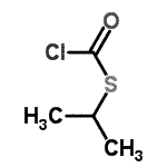 CAS#: 13889-93-5， S-Isopropyl carbonochloridothioate