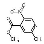CAS#: 139004-86-7， Methyl 2-Methyl-5-Nitroisonicotinate