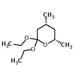 CAS#: 139054-15-2， (4R,6S)-2,2-Diethoxy-4,6-Dimethyltetrahydro-2H-Pyran