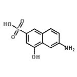 CAS#: 139123-65-2， 6-Amino-4-Hydroxy-2-Naphthalenesulfonic Acid