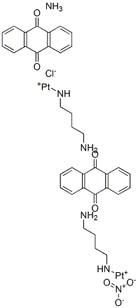 CAS#: 139164-42-4， (1-((4-aminobutyl)amino)-9,10-anthracenedione)diamminechloro-Platinum nitrate