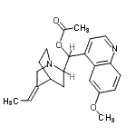 CAS#: 139239-49-9， (3Z)-6'-Methoxy-3,5'-Didehydro-5',11-Dihydrocinchonan-9-Yl Acetate