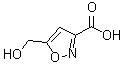 structure of CAS# 139297-56-6, 5-(Hydroxymethyl)-1,2-Oxazole-3-Carboxylic Acid;5-(hydroxymethyl)-1,2-oxazole-3-carboxylic acid;5-(Hydroxymethyl)-3-isoxazolecarboxylic acid;5-(hydroxymethyl)isoxazole-3-carboxylic acid