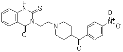 CAS#: 139418-53-4， 3-{2-[4-(4-Nitrobenzoyl)-1-Piperidinyl]Ethyl}-2-Thioxo-2,3-Dihydro-4(1H)-Quinazolinone