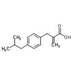CAS#: 139477-93-3， 2-(4-Isobutylbenzyl)Acrylic Acid