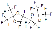 CAS#: 139481-27-9， 4,4,5-Trifluoro-5-[4,5,5-Trifluoro-2,2-Bis(Trifluoromethyl)-1,3-Dioxolan-4-Yl]-2,2-Bis(Trifluoromethyl)-1,3-Dioxolane