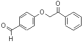 structure of CAS# 139484-40-5, 4-(2-Oxo-2-Phenylethoxy)-Benzaldehyde