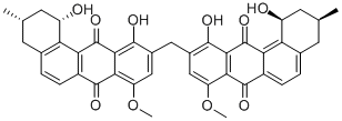 CAS#: 139501-93-2， (1S,3S)-10-[[(1S,3S)-1,11-Dihydroxy-8-Methoxy-3-Methyl-7,12-Dioxo-1,2,3,4-Tetrahydrobenzo[h]Phenanthren-10-Yl]Methyl]-1,11-Dihydroxy-8-Methoxy-3-Methyl-1,2,3,4-Tetrahydrobenzo[B]Phenanthrene-7,12-Dione