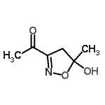 CAS#: 139520-56-2， 1-(5-Hydroxy-5-Methyl-4,5-Dihydro-1,2-Oxazol-3-Yl)Ethanone