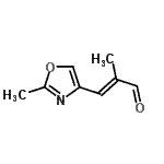 CAS#: 139630-91-4， (E)-2-Methyl-3-(2-Methyloxazol-4-Yl)Prop-2-Enal