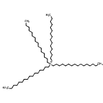 structure of CAS# 139653-55-7, N,N,N-Trihexadecyl-1-Hexadecanaminium Bromide;Tetrahexadecylammonium bromide;367524_ALDRICH