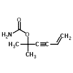 CAS#: 139681-62-2， 2-Methyl-5-Hexen-3-Yn-2-Yl Carbamate