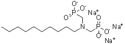 CAS#: 13973-45-0， P,P'-[(Decylimino)Bis(Methylene)]Bis-Phosphonate Sodium Salt (1:3)