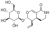 CAS#: 1398-17-0， (3S)-4a-Vinyl-3-beta-D-Glucopyranosyloxy-3,4,4abeta,5,6,7-Hexahydro-8H-Pyrano[3,4-c]Pyridin-8-One