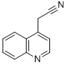 structure of CAS# 14003-46-4, 2-(Quinolin-4-Yl)Acetonitrile;2-(4-Quinolyl)Acetonitrile;2-Quinolin-4-Ylethanenitrile;Nciopen2_001088