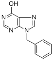 structure of CAS# 14013-11-7, 9-Benzylinosine;9-(Benzyl)-3H-Purin-6-One;Nsc212465;6H-Purin-6-One, 1,9-Dihydro-9-(Phenylmethyl)-