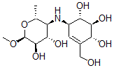 CAS#: 140148-00-1， (1S,2S,3R,6R)-6-[[(2R,3S,4S,5R,6S)-4,5-Dihydroxy-6-Methoxy-2-Methyloxan-3-Yl]Amino]-4-(Hydroxymethyl)Cyclohex-4-Ene-1,2,3-Triol
