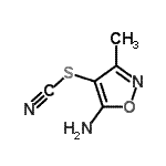 CAS#: 140454-86-0， 3-Methyl-4-Thiocyanato-Isoxazol-5-Amine
