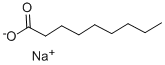 structure of CAS# 14047-60-0, Pelargonic Acid Sodium Salt;Sodium Pelargonate;Fatty Acids, C6-12, Sodium Salts;Pelargonic Acid, Sodium Salt