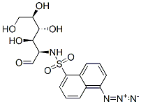 CAS#: 140485-27-4， 5-Azido-N-[(2R,3R,4R,5R)-3,4,5,6-Tetrahydroxy-1-Oxohexan-2-Yl]Naphthalene-1-Sulfonamide