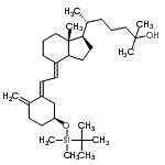 CAS#: 140710-90-3， (3S,5E,7E,14xi)-3-{[Dimethyl(2-Methyl-2-Propanyl)Silyl]Oxy}-9,10-Secocholesta-5,7,10-Trien-25-Ol