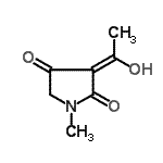 CAS#: 140837-96-3， (3Z)-3-(1-Hydroxyethylidene)-1-Methyl-2,4-Pyrrolidinedione