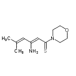 CAS#: 140868-77-5， (2Z)-3-Amino-5-Methyl-1-(4-Morpholinyl)-2,4-Hexadiene-1-Thione