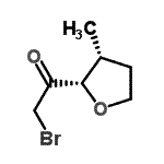CAS#: 141072-99-3， 2-Bromo-1-[(2S,3R)-3-Methyltetrahydro-2-Furanyl]Ethanone