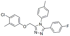 CAS#: 141079-08-5， 3-[(4-Chloro-3-Methylphenoxy)Methyl]-5-(4-Fluorophenyl)-4-(4-Methylphenyl)-1,2,4-Triazole