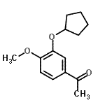 CAS#: 141184-48-7， 1-[3-(Cyclopentyloxy)-4-Methoxyphenyl]Ethanone