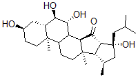 CAS#: 141272-45-9， (3alpha,5alpha,6alpha,7beta,16alpha,23alpha)-3,6,7,23-Tetrahydroxy-16,23-Cyclocholestan-15-one