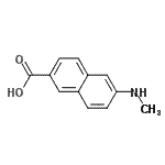 CAS#: 141361-12-8， 6-(Methylamino)-2-Naphthoic Acid
