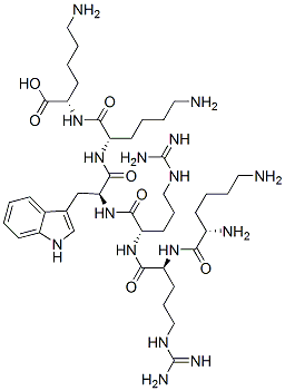 CAS#: 141363-41-9， Lysyl-arginyl-arginyltryptophyl-lysyl-lysine
