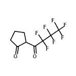 CAS#: 141478-83-3， 2-(2,2,3,3,4,4,4-Heptafluorobutanoyl)cyclopentanone