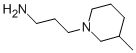 structure of CAS# 14156-91-3, 3-(3-Methyl-Piperidin-1-Yl)-Propylamine;3-[(3S)-3-Methylpiperidin-1-Ium-1-Yl]Propylammonium;3-[(3S)-3-Methyl-1-Piperidin-1-Iumyl]Propylammonium;Zinc02013388