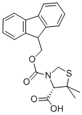 结构式 CAS# 141636-66-0, (S)-5,5-二甲基-3,4-噻唑烷二羧酸 3-(9H-芴-9-基甲基)酯