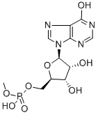 CAS#: 141673-59-8， [(2R,3S,4R)-3,4-Dihydroxy-5-(6-Oxo-3H-Purin-9-Yl)Oxolan-2-Yl]Methyl Methyl Hydrogen Phosphate