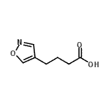 CAS#: 141679-49-4， 4-(1,2-Oxazol-4-Yl)Butanoic Acid
