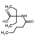 CAS#: 141745-72-4， 2-Ethyl-2-(Pentanoylamino)Butanoic Acid