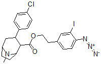 CAS#: 141782-67-4， 2-(4-Azido-3-Iodophenyl)Ethyl 3-(4-Chlorophenyl)-8-Methyl-8-Azabicyclo[3.2.1]Octane-2-Carboxylate