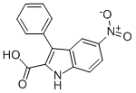 structure of CAS# 14182-37-7, 5-Nitro-3-Phenyl-1H-Indole-2-carboxylic Acid;5-NITRO-3-PHENYL-1H-INDOLE-2-CARBOXYLIC ACID;5-NITRO-3-PHENYLINDOLE-2-CARBOXYLIC ACID