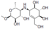 CAS#: 141902-24-1， (1R,2R,3S,6R)-6-[[(2R,3S,4S,5R,6S)-4,5-Dihydroxy-6-Methoxy-2-Methyloxan-3-Yl]Amino]-4-(Hydroxymethyl)Cyclohex-4-Ene-1,2,3-Triol