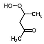 CAS#: 141946-92-1， 4-Hydroperoxy-2-Pentanone
