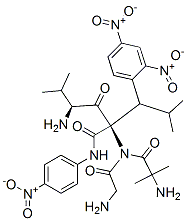 CAS#: 141949-33-9， (2S)-N-[2-[(2-Amino-2-Methylpropanoyl)Amino]Acetyl]-N-[(2S)-2-[(2,4-Dinitrophenyl)Amino]-3-Methylbutanoyl]-4-Methyl-2-[(4-Nitrophenyl)Amino]Pentanamide
