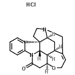 结构式 CAS# 1421-86-9, 士的宁-10-酮盐酸盐(1:1)